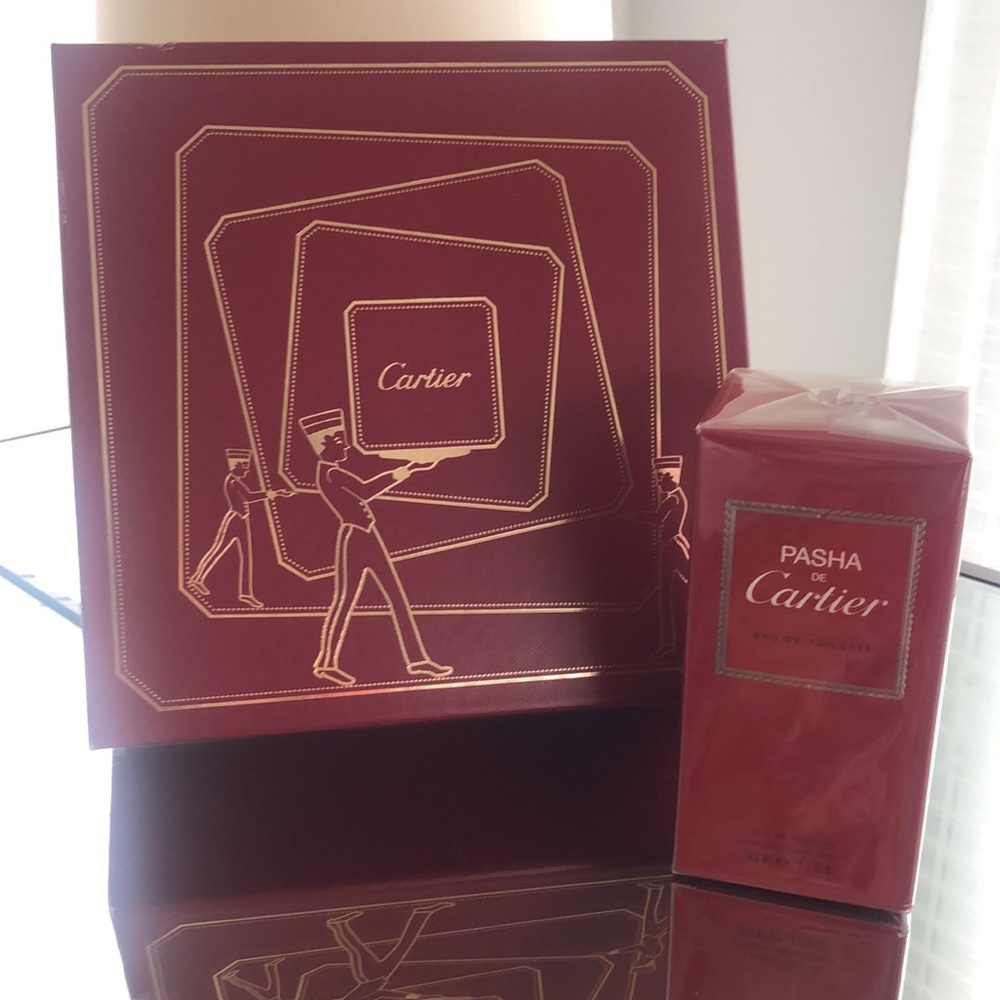 Cartier Paris new Mens Pasha de Cartier eau de toilette 3.3 fl oz